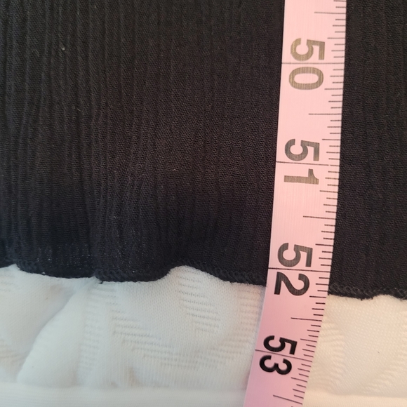 Lapis black, orange, and green sleeveless  floral dress. - Picture 8 of 9